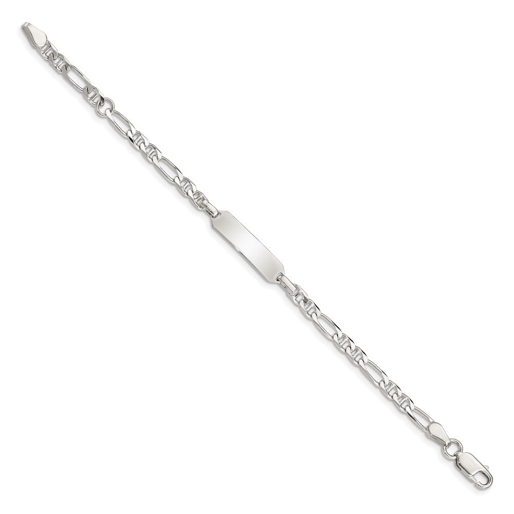 5 Zoll Sterlingsilber Childrens Id Anker 5 Zoll Plus 1 Zoll Verlängerung Glieder Armband