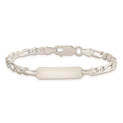 5 Zoll Sterlingsilber Childrens Id Anker 5 Zoll Plus 1 Zoll Verlängerung Glieder Armband