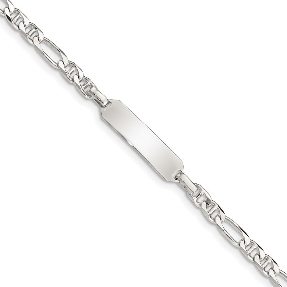5 Zoll Sterlingsilber Childrens Id Anker 5 Zoll Plus 1 Zoll Verlängerung Glieder Armband