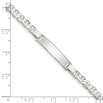 Sterlingsilber Gravierbar Childrens Id Anker Glieder Armband