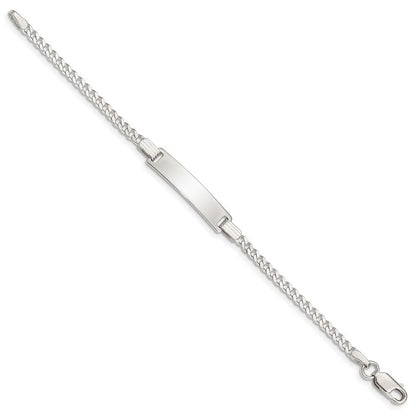5.5 Zoll Sterlingsilber Baby Id Armband
