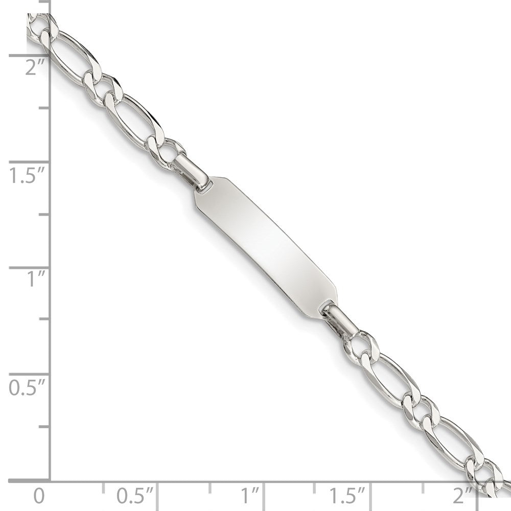 Sterlingsilber Poliert Gravierbar Childrens Id Armband