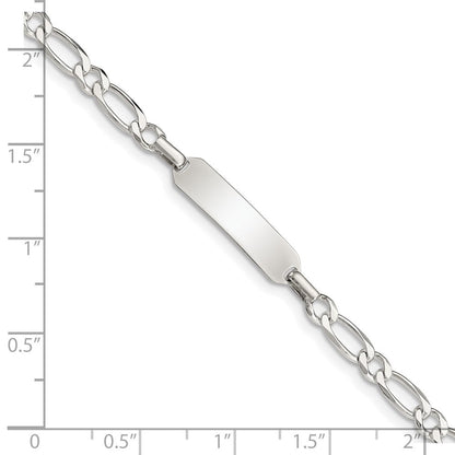 Sterlingsilber Poliert Gravierbar Childrens Id Armband