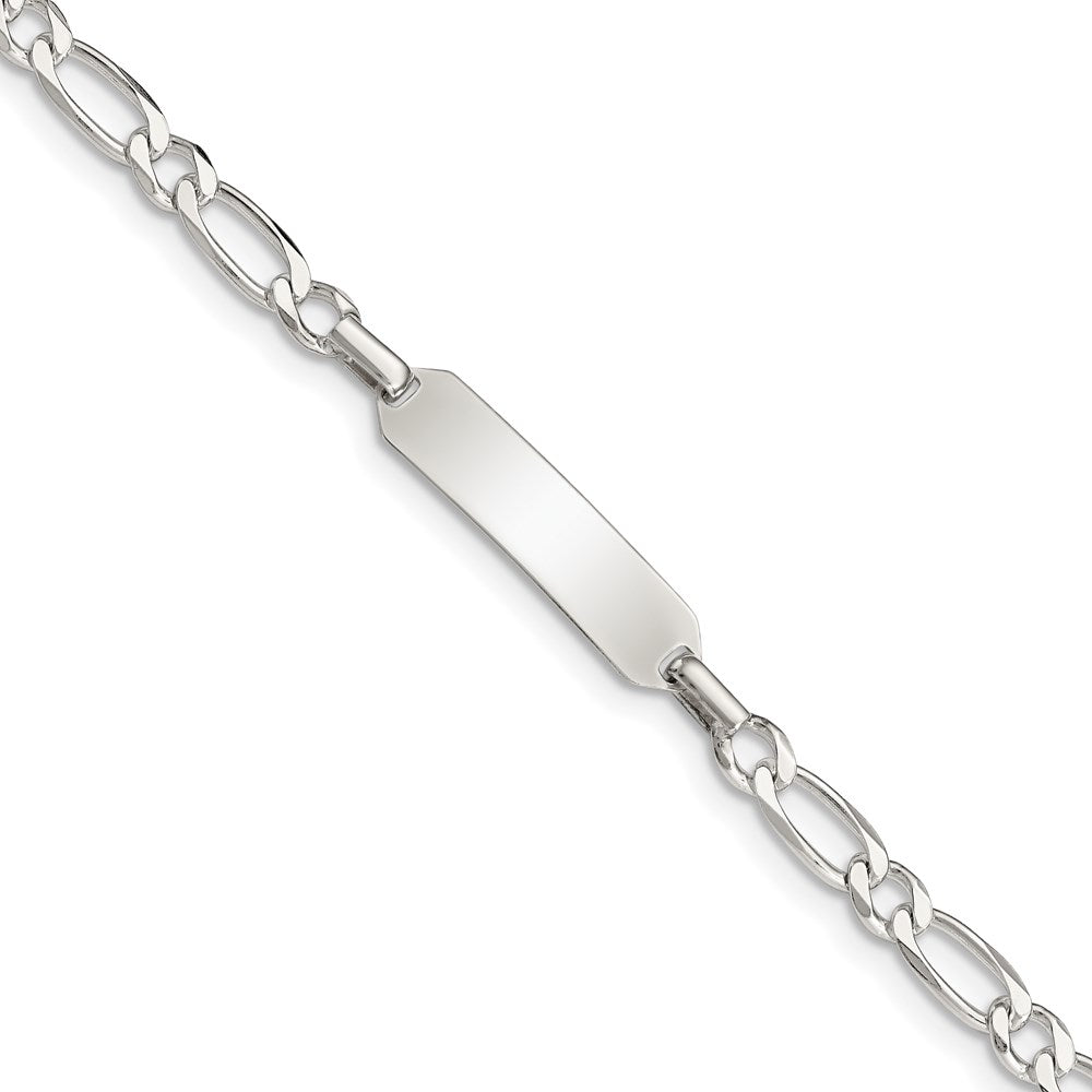 Sterlingsilber Poliert Gravierbar Childrens Id Armband