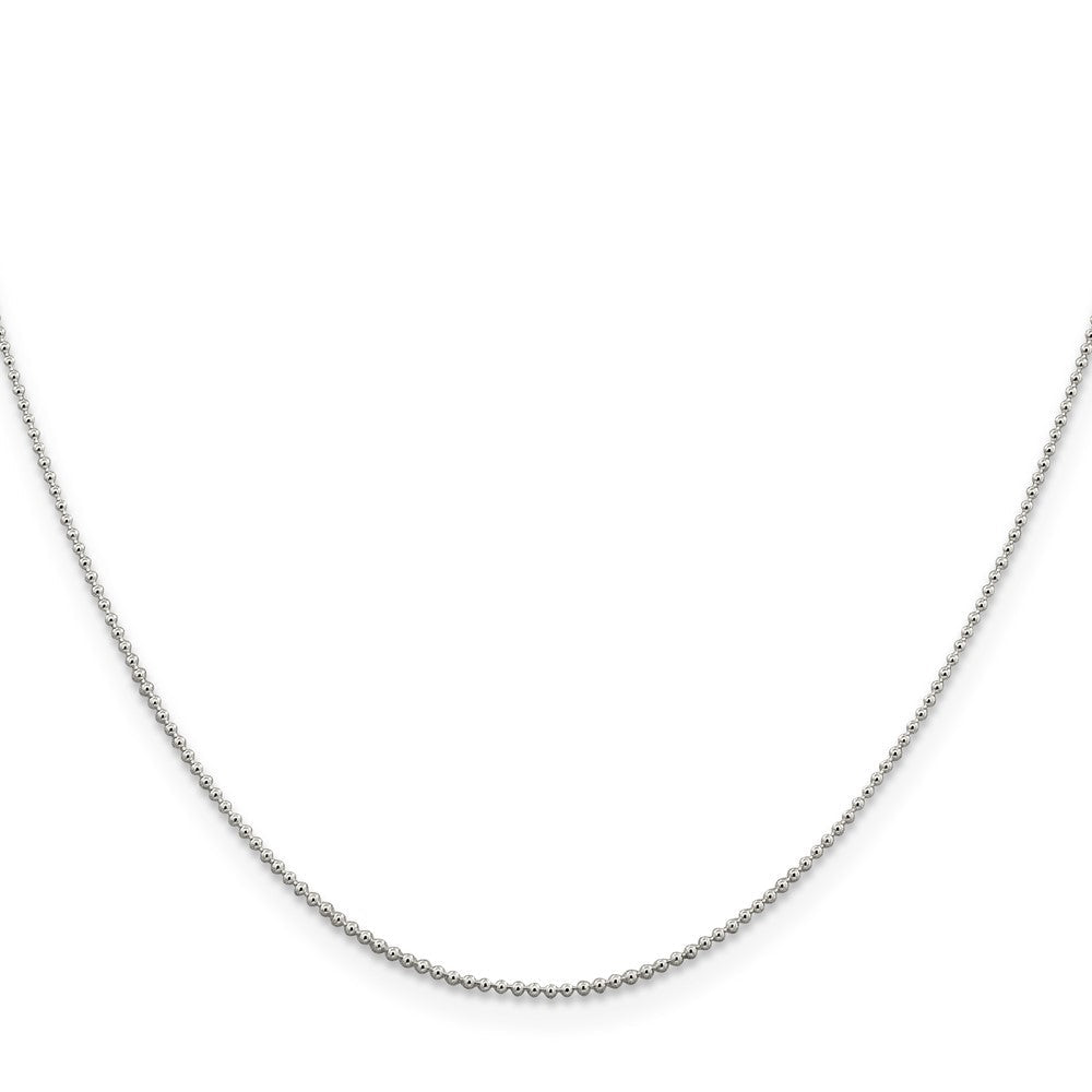 Sterlingsilber 1mm Gekugelt Halskette
