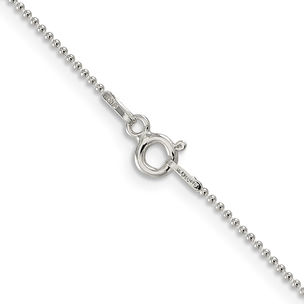 Sterlingsilber 1mm Gekugelt Halskette
