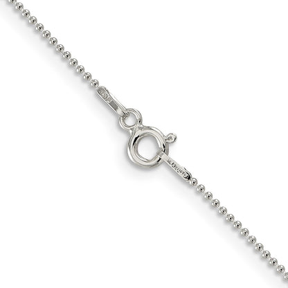 Sterlingsilber 1mm Gekugelt Halskette