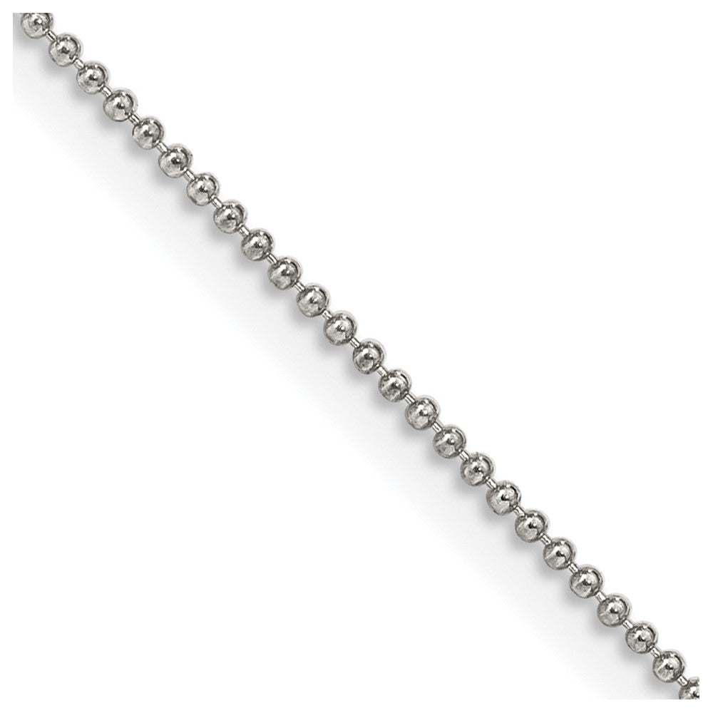 Sterlingsilber 1mm Gekugelt Halskette