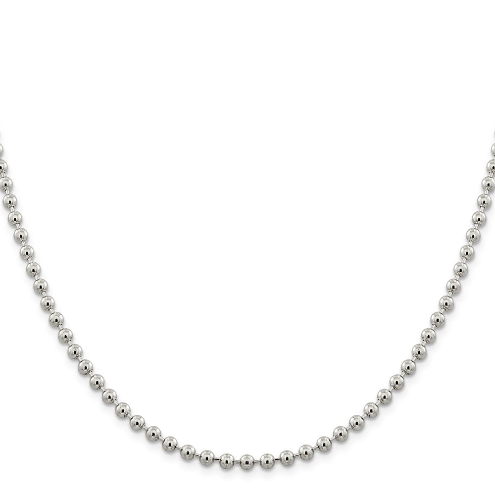 Sterlingsilber 4mm Gekugelt Halskette