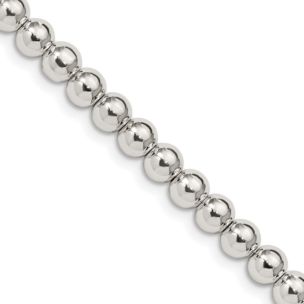 Sterlingsilber 5mm Perlen auf Venezianer Halskette