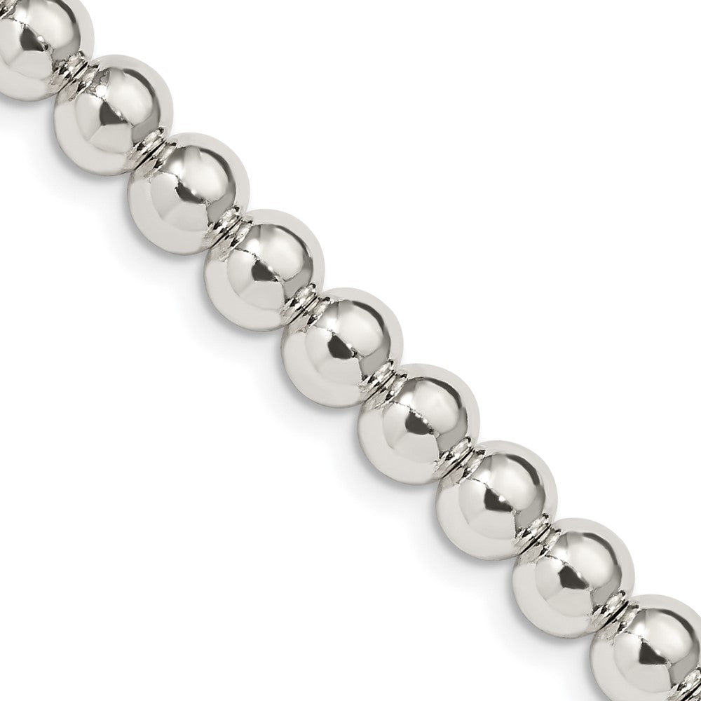 Sterlingsilber 6.1mm Perlen auf Venezianer Halskette