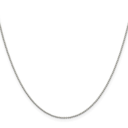 Sterlingsilber 1.25mm Gekugelt Halskette