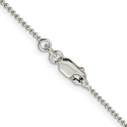 Sterlingsilber 1.25mm Gekugelt Halskette