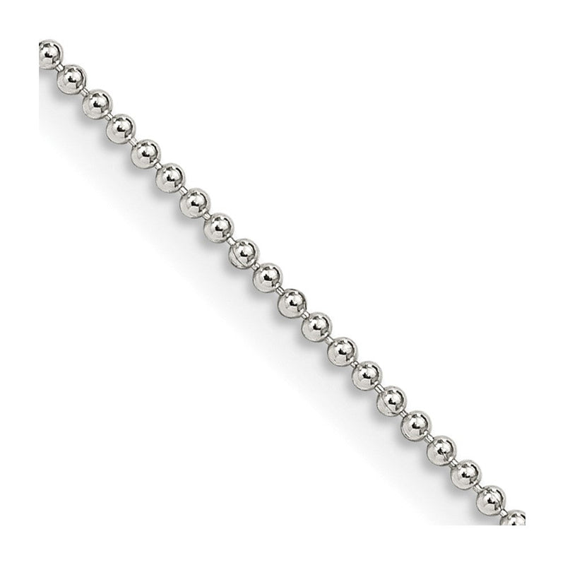 Sterlingsilber 1.25mm Gekugelt Halskette