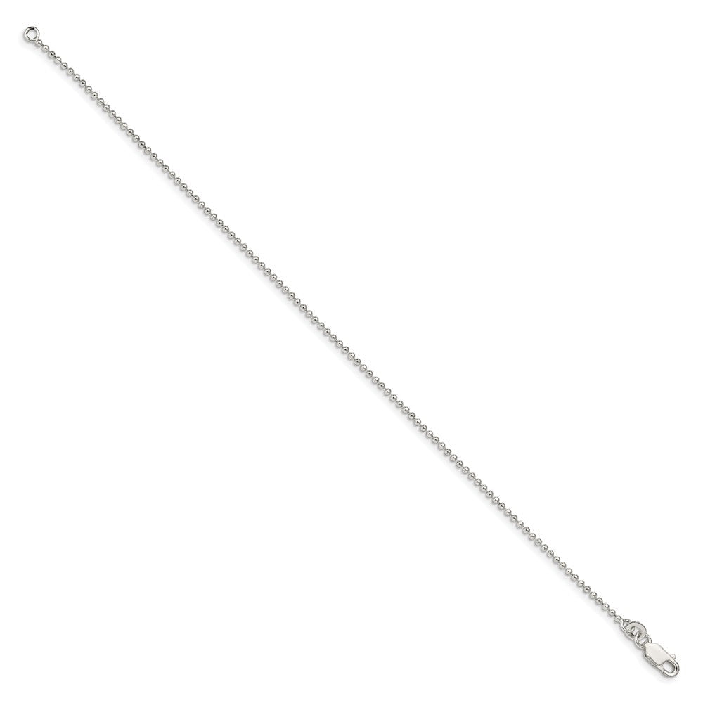 Sterlingsilber 1.5mm Gekugelt Gliederarmband