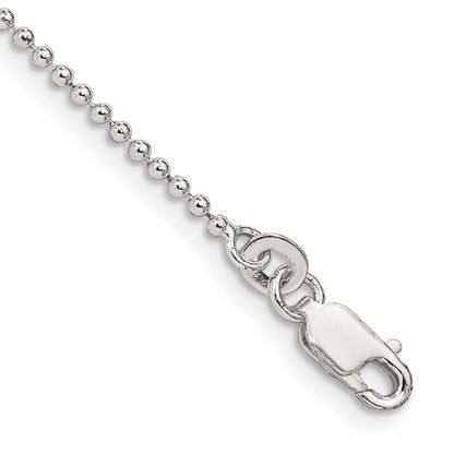 Sterlingsilber 1.5mm Gekugelt Gliederarmband
