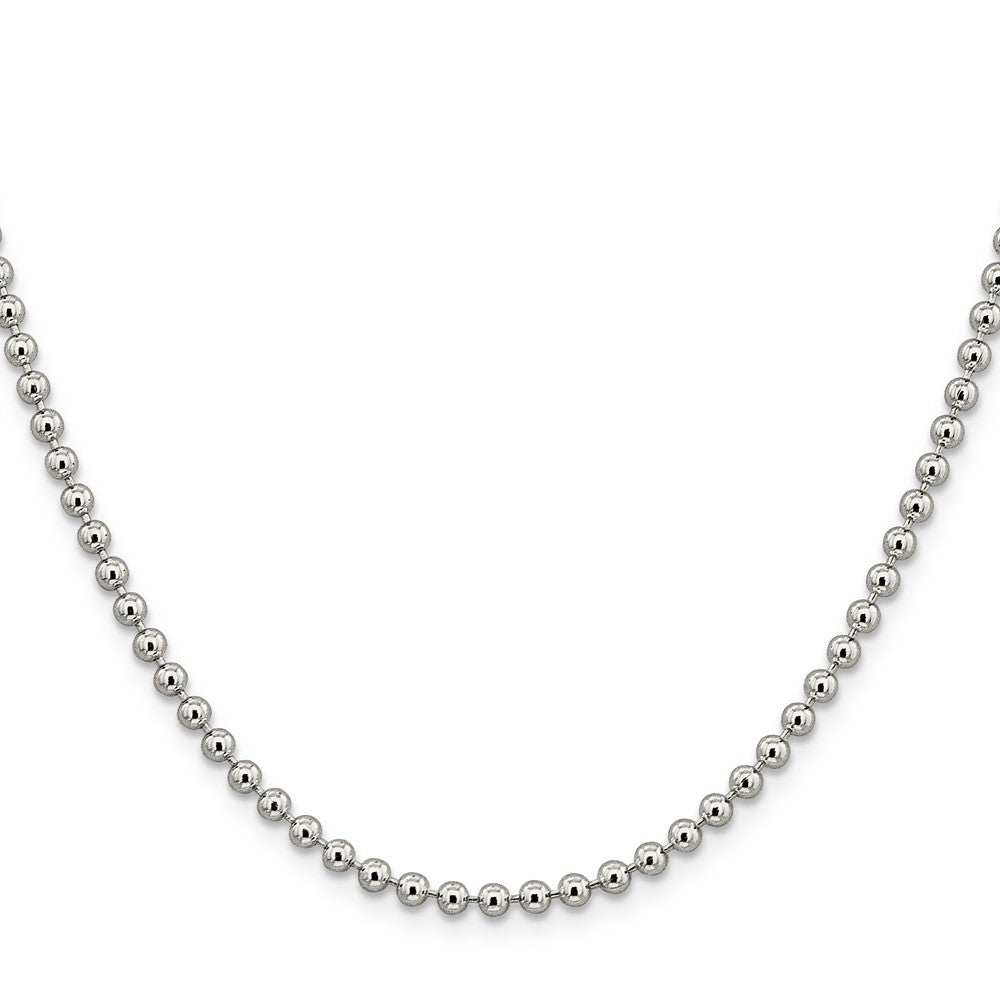 Sterlingsilber 3mm Gekugelt Halskette