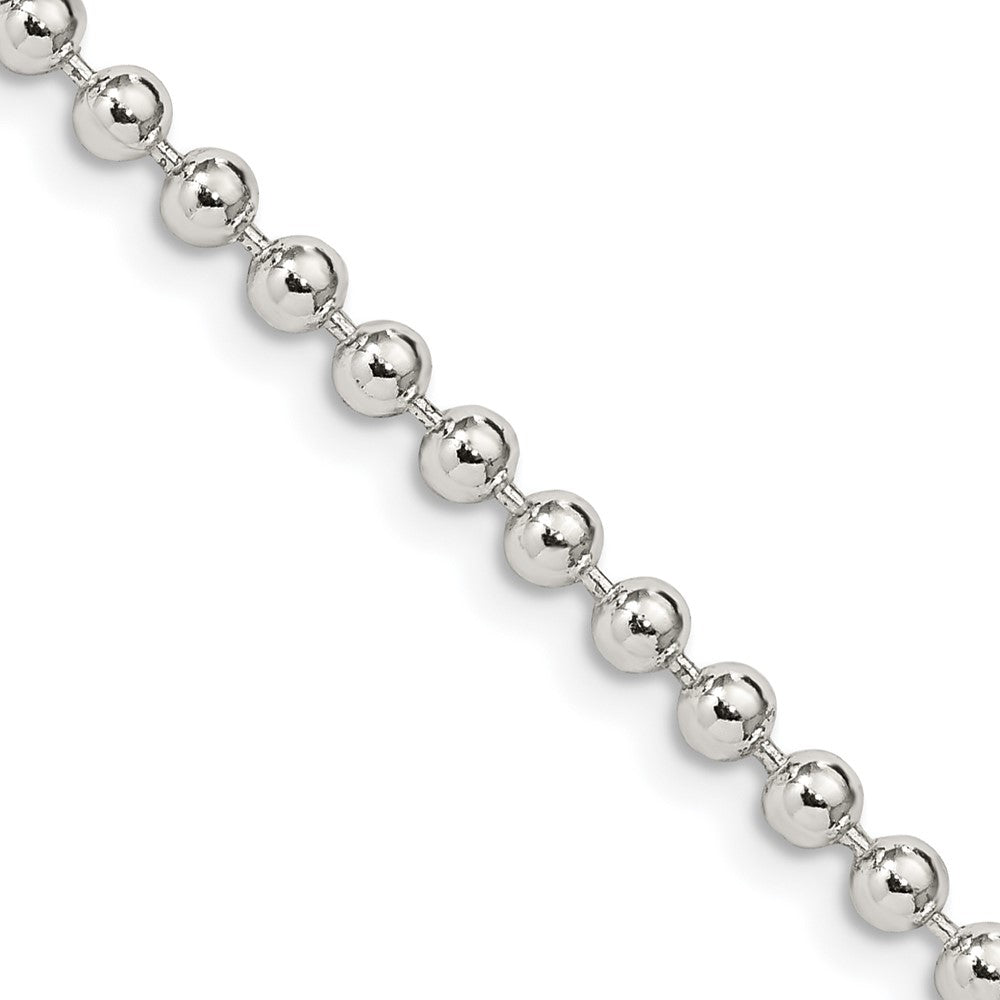 Sterlingsilber 3mm Gekugelt Halskette
