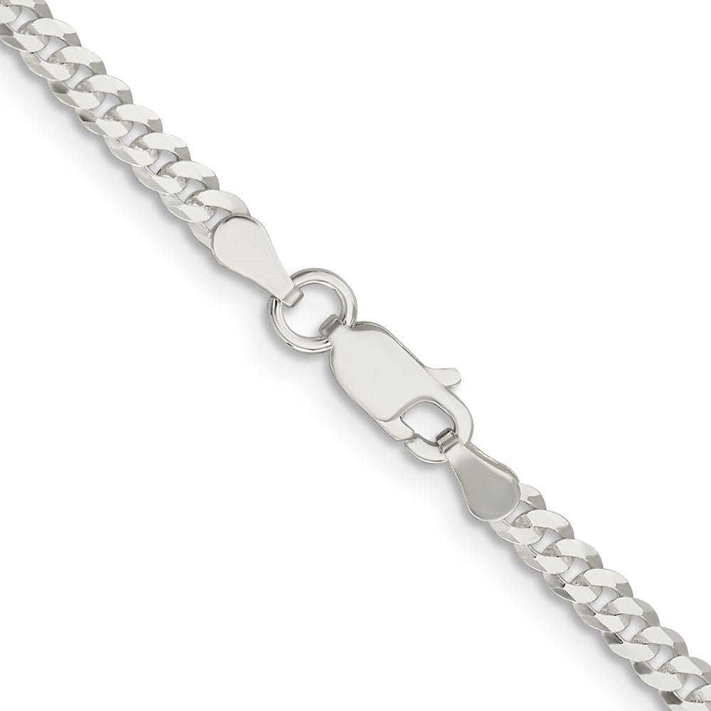 Sterlingsilber 3.15mm Flach Panzer Halskette