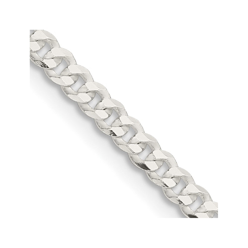 Sterlingsilber 3.15mm Flach Panzer Halskette