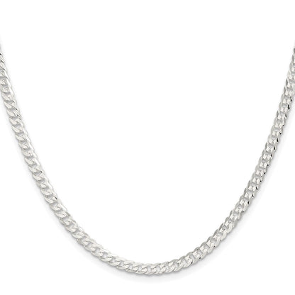 Sterlingsilber 3.8mm Flach Panzer Halskette