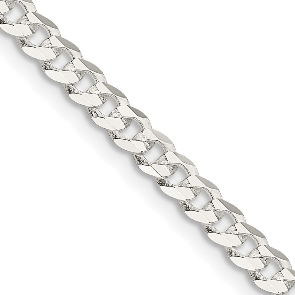 Sterlingsilber 3.8mm Flach Panzer Halskette