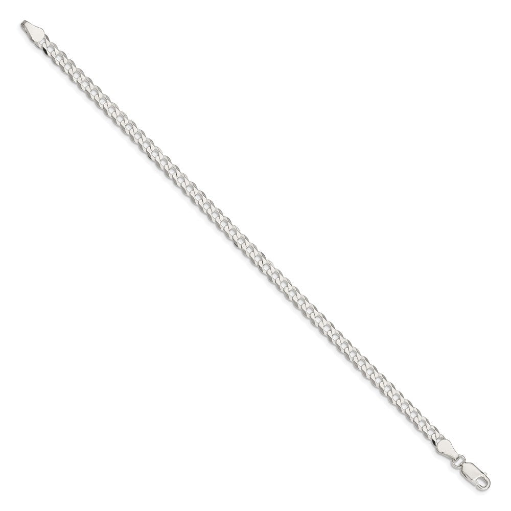 8 Zoll Sterlingsilber 4.7mm Flach Panzer Gliederarmband