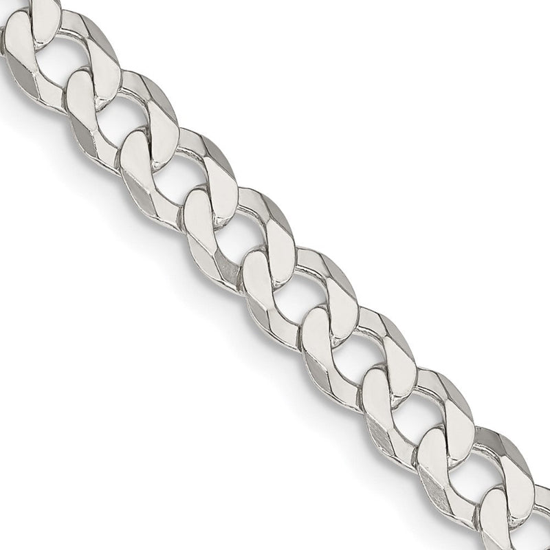 30 Zoll Sterlingsilber 5.75mm Flach Panzer Halskette
