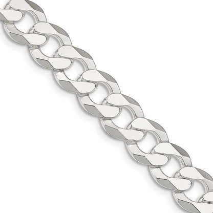 Sterlingsilber 14mm Flach Panzer Halskette