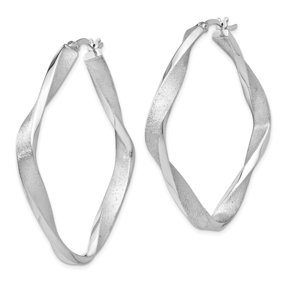 Sterlingsilber Radiant Essence Gedreht Creolen