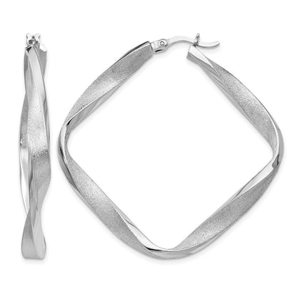 Sterlingsilber Radiant Essence Gedreht Creolen