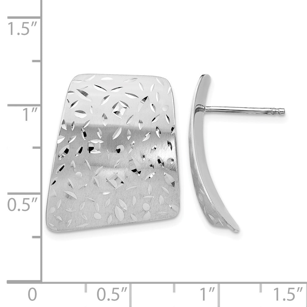 Sterlingsilber Radiant Essence Diamantiert Ohrstecker