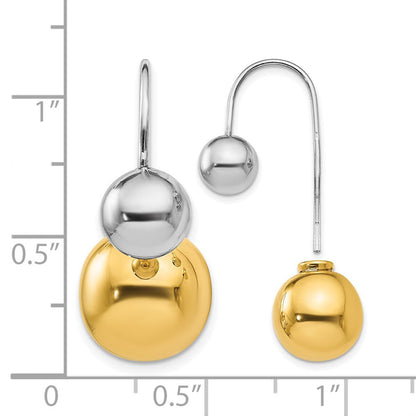 Sterlingsilber & Goldfarben Ohrhänger