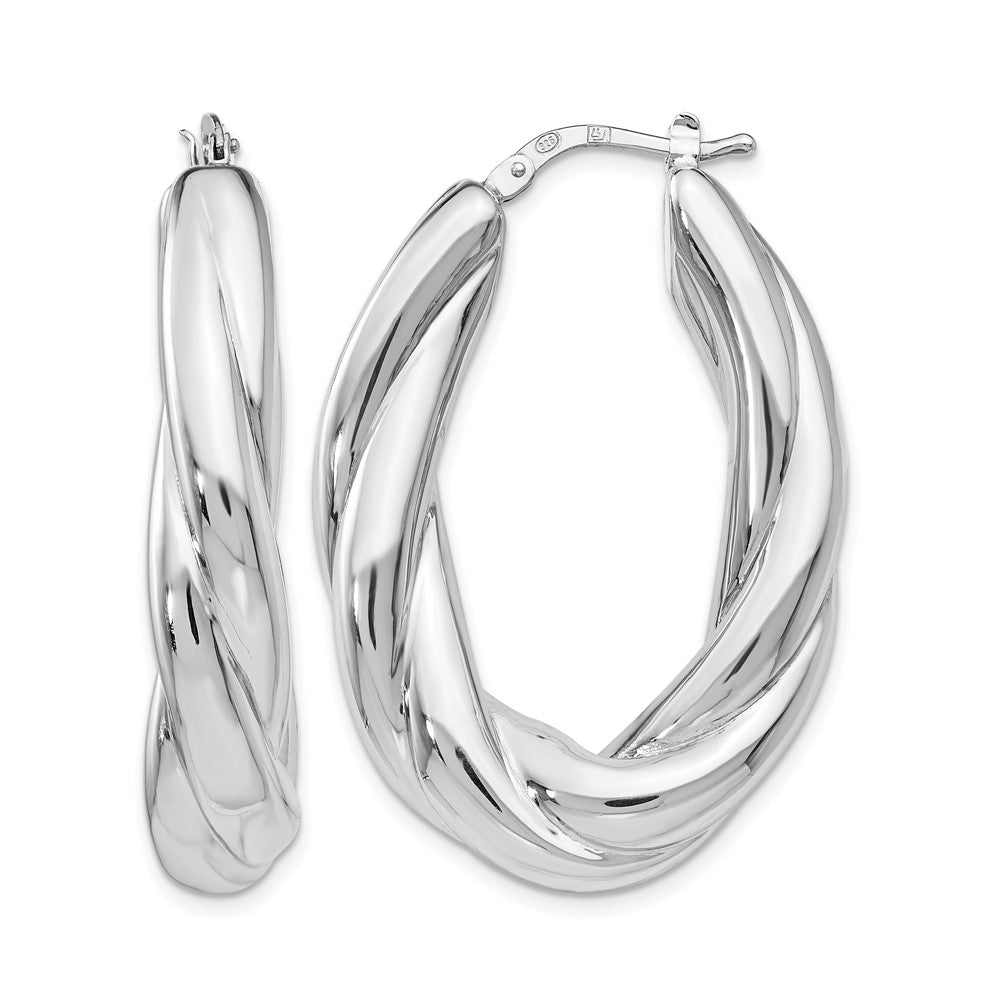 Sterlingsilber Poliert Creolen