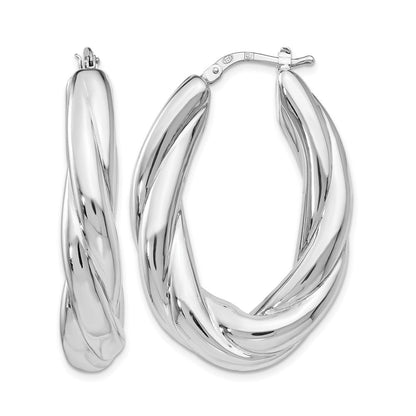 Sterlingsilber Poliert Creolen