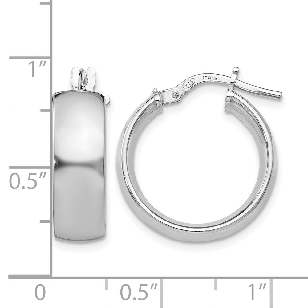 Sterlingsilber Rhodiniert Creolen