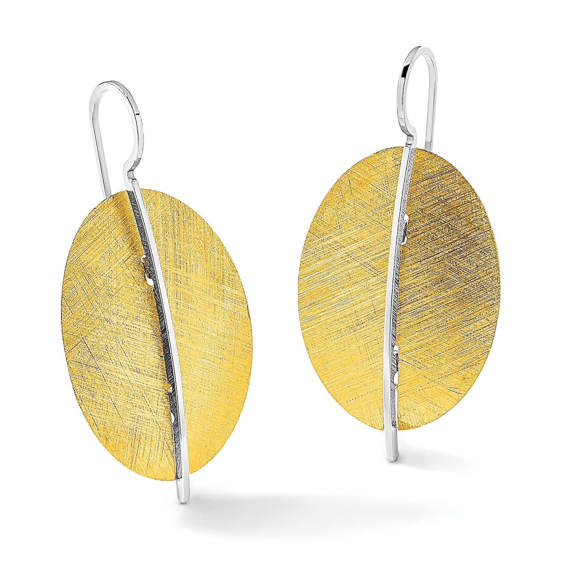 Sterlingsilber Ss Rhodiniert Plt Radiant Essence Rhod Pl Goldfarben Ohrhänger