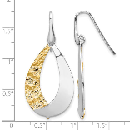 Vergoldet Sterlingsilber Rhod Diamantiert Ohrhänger