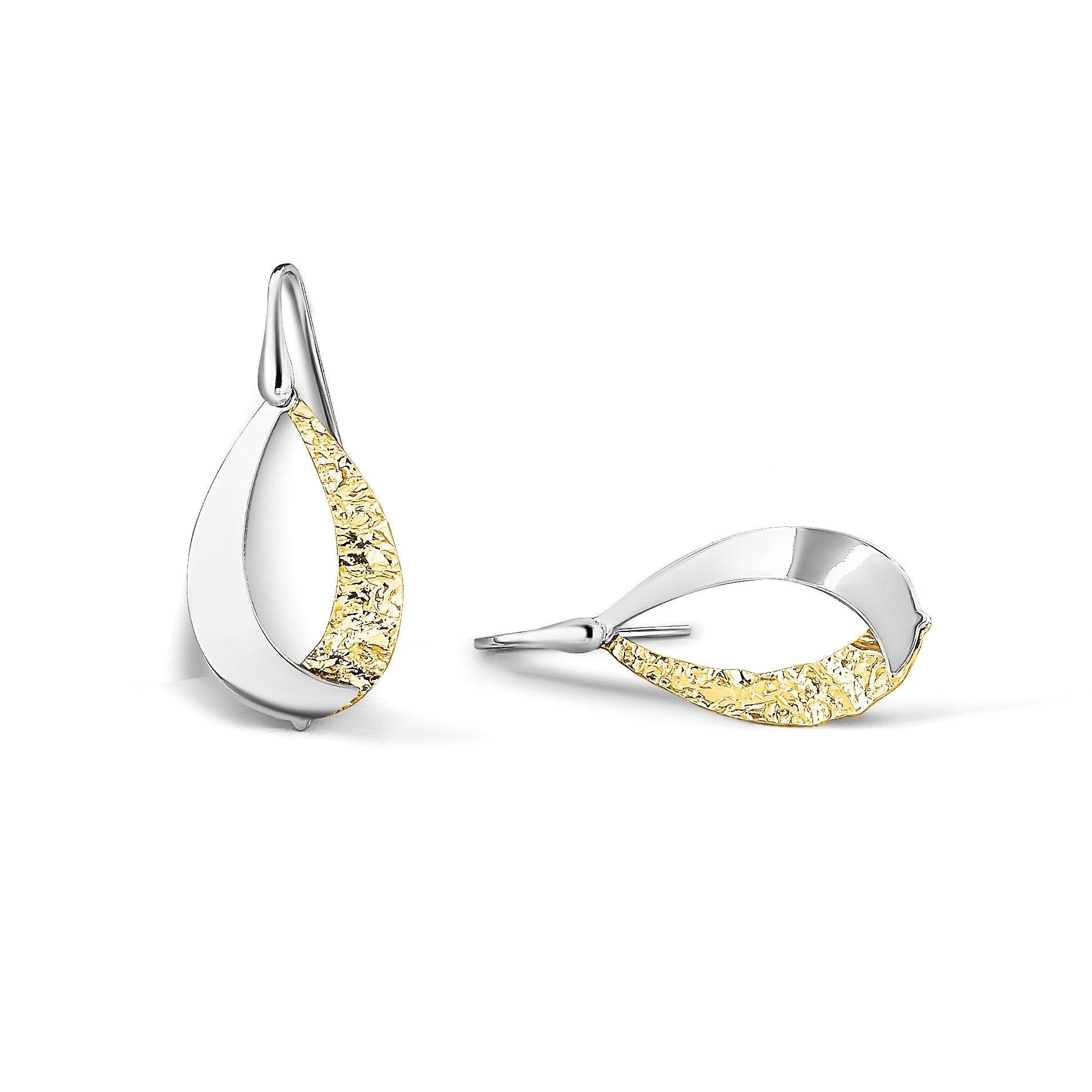 Vergoldet Sterlingsilber Rhod Diamantiert Ohrhänger