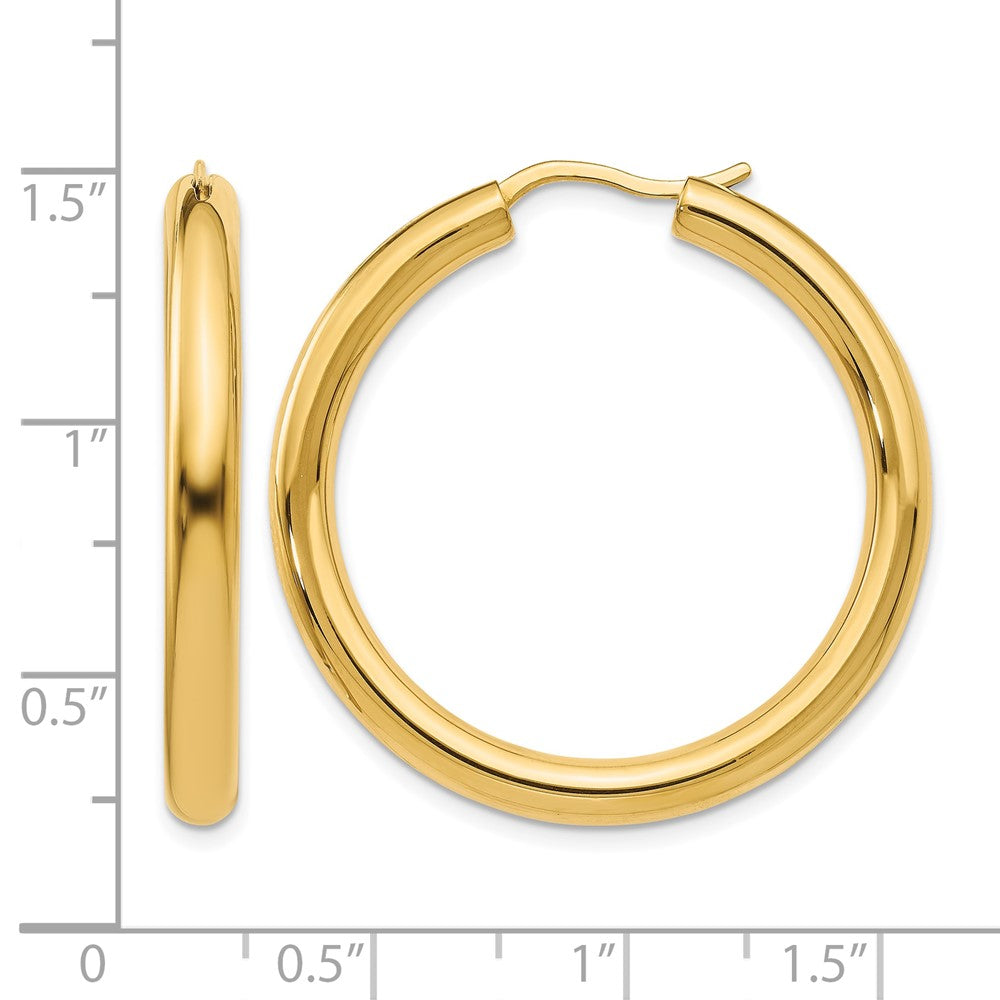 Ss/vergoldet Sterlingsilber Vergoldet 3.5mm Röhre Ohrringe