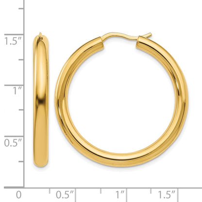 Ss/vergoldet Sterlingsilber Vergoldet 3.5mm Röhre Ohrringe