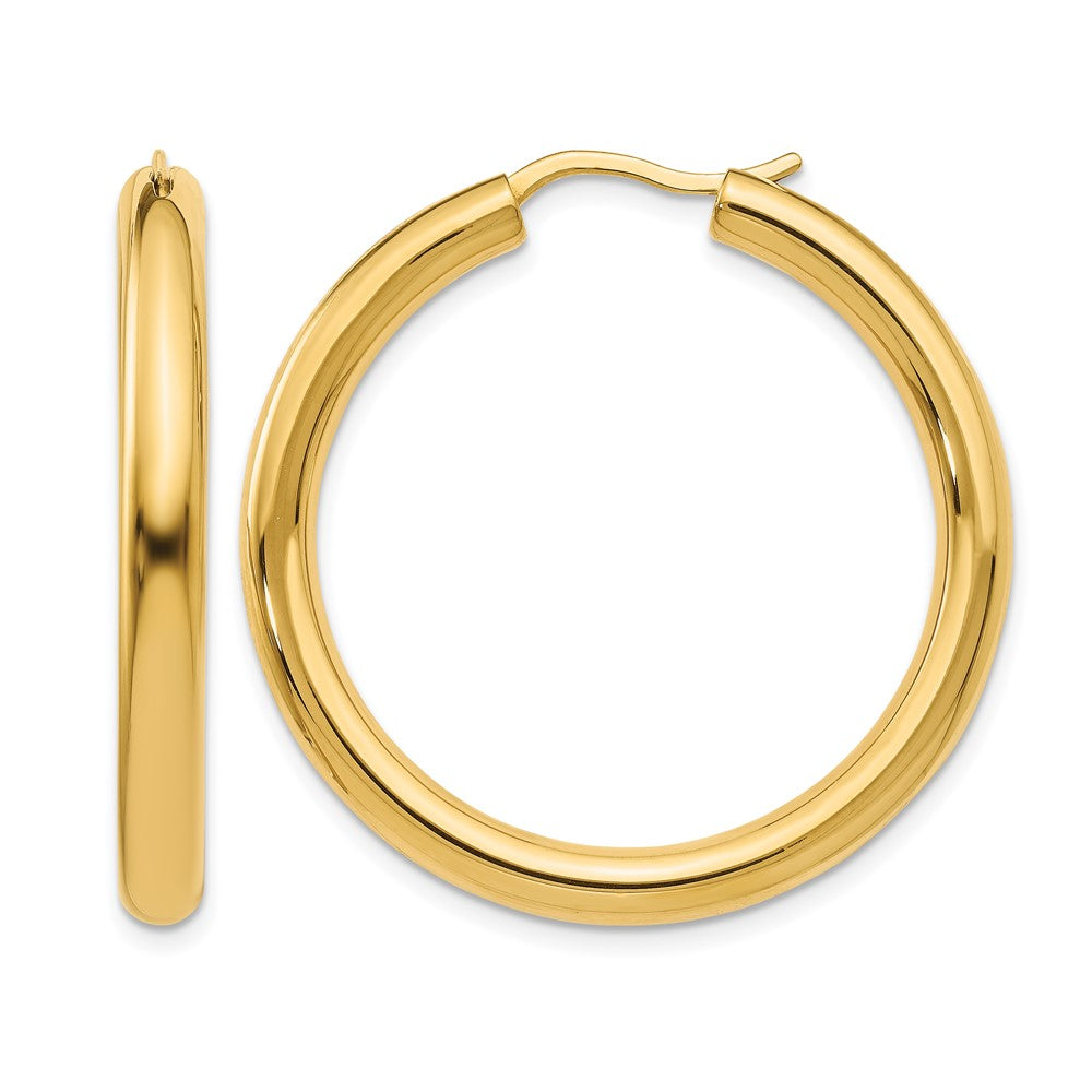 Ss/vergoldet Sterlingsilber Vergoldet 3.5mm Röhre Ohrringe