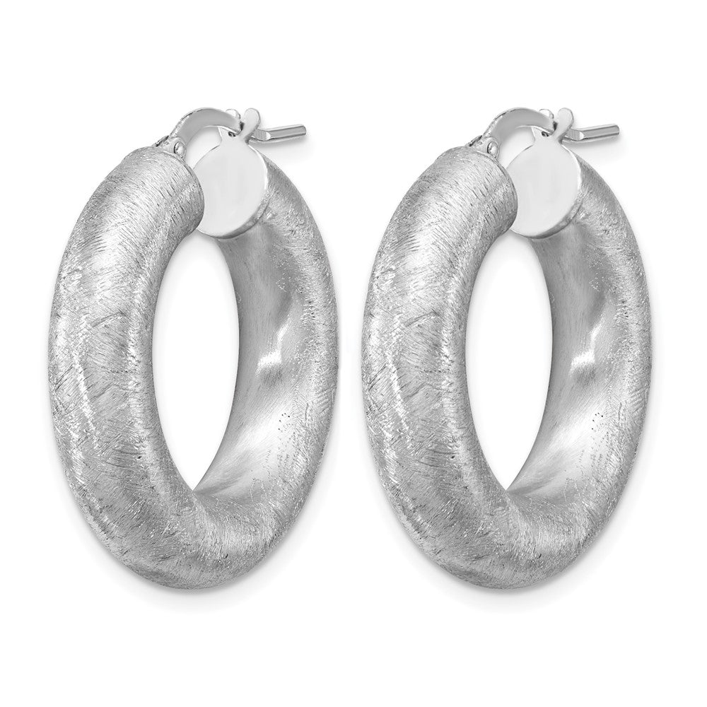 Sterlingsilber Rhodiniert Radiant Essence Creolen