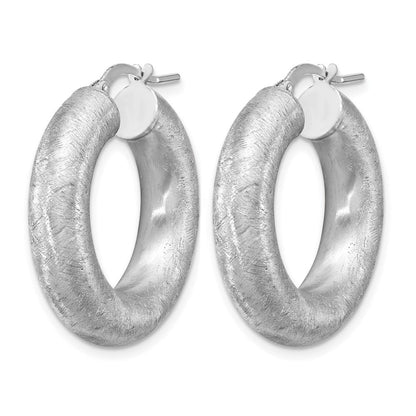 Sterlingsilber Rhodiniert Radiant Essence Creolen