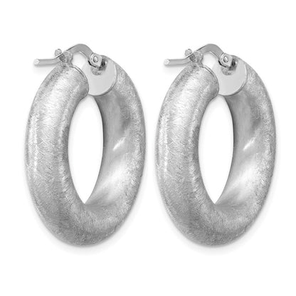 Sterlingsilber Rhodiniert Radiant Essence Creolen