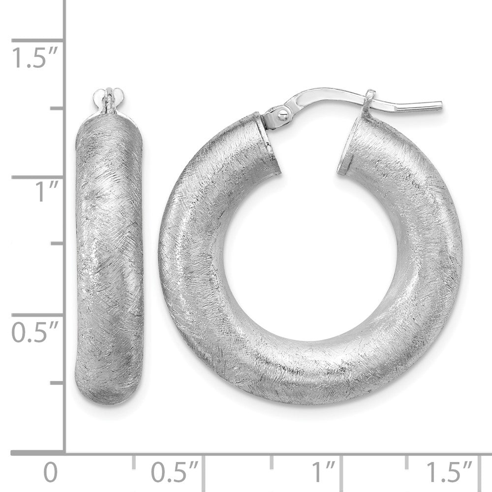 Sterlingsilber Rhodiniert Radiant Essence Creolen