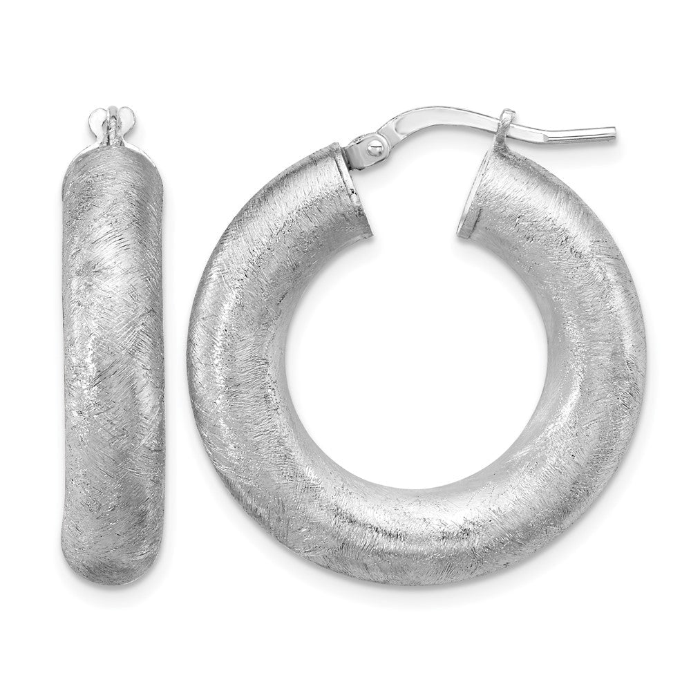 Sterlingsilber Rhodiniert Radiant Essence Creolen