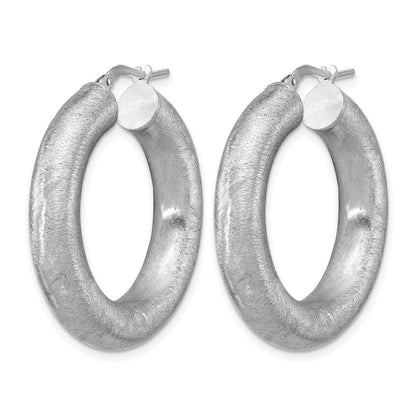 Sterlingsilber Rhodiniert Radiant Essence Creolen