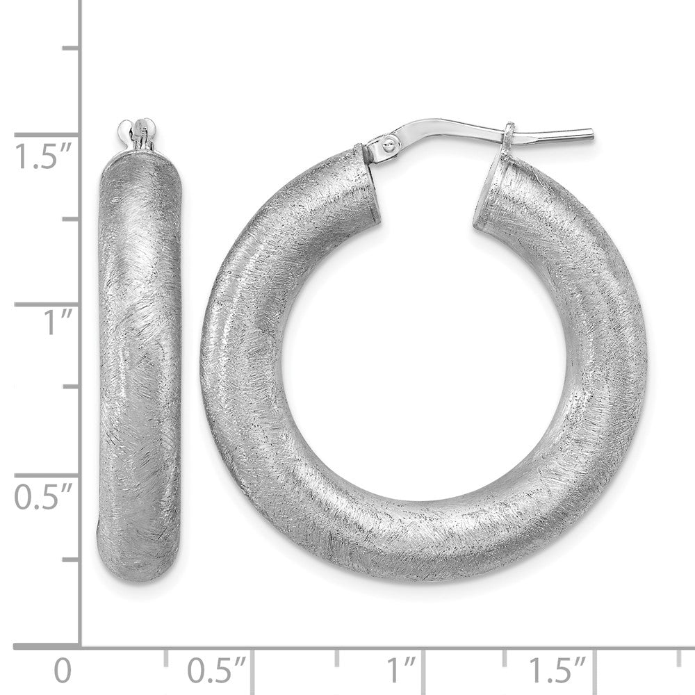 Sterlingsilber Rhodiniert Radiant Essence Creolen