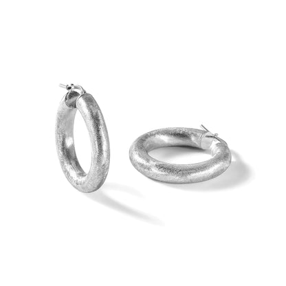 Sterlingsilber Rhodiniert Radiant Essence Creolen